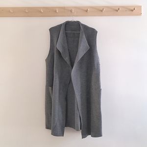 Oska Wool Long Vest